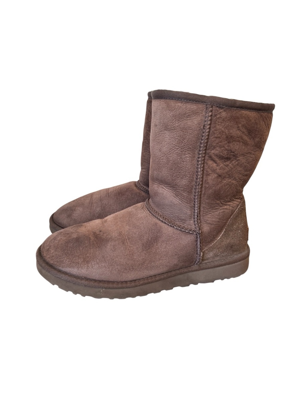 UGG Australia Classic Short II Women’s Boots Size 8 Chocolate Brown Suede